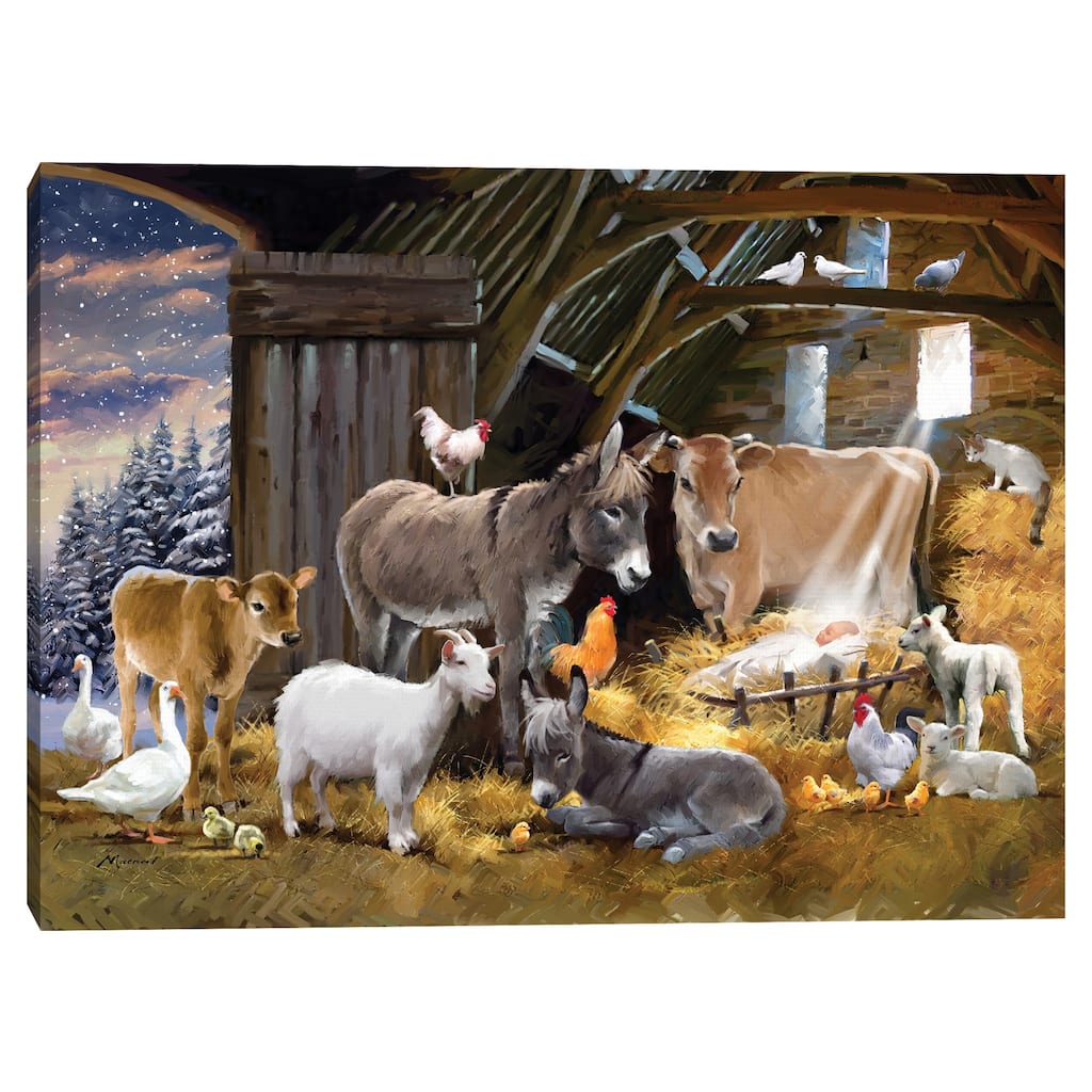 Nativity 3 Canvas Art Print