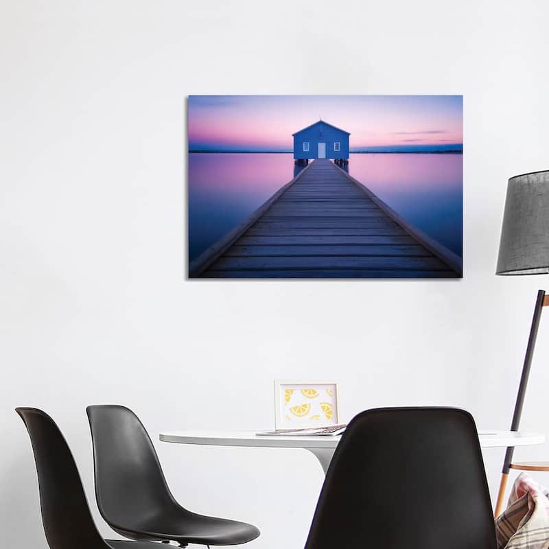 iCanvas "Boathouse" by Richard Vandewalle Canvas Print - 26x40x1.5