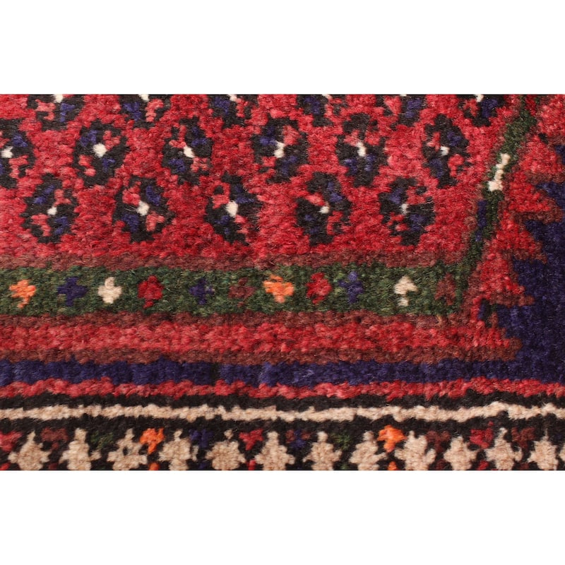 ECARPETGALLERY Hand-knotted Andelz Red Wool Rug - 4'2 x 6'11