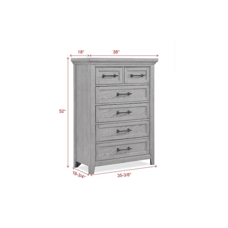 Debra 5 Piece Gray Panel Bench Footboard Bedroom Set