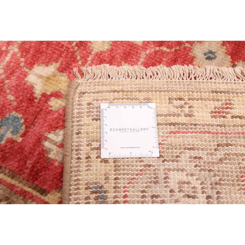 ECARPETGALLERY Hand-knotted Jules Serapi Red Wool Rug - 4'2 x 5'11