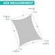 preview thumbnail 6 of 16, 8ft x 12ft Rectangle Sun Shade Sail Canopy Awning UV Block for Outdoor Patio Garden