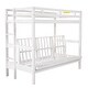 preview thumbnail 8 of 7, Space Saving Pine Wood+MDF Twin over Full Bunk Bed,Down Bed can be Converted into Daybed.