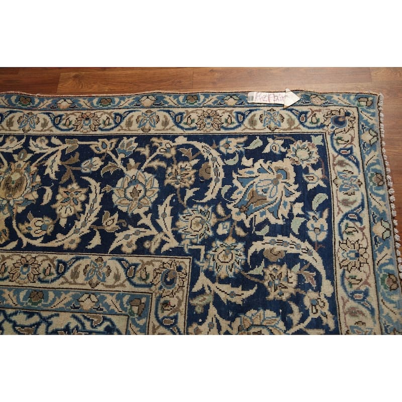 Large Najafabad Persian Vintage Area Rug Hand-Knotted Wool Carpet - 11'7" x 17'4"