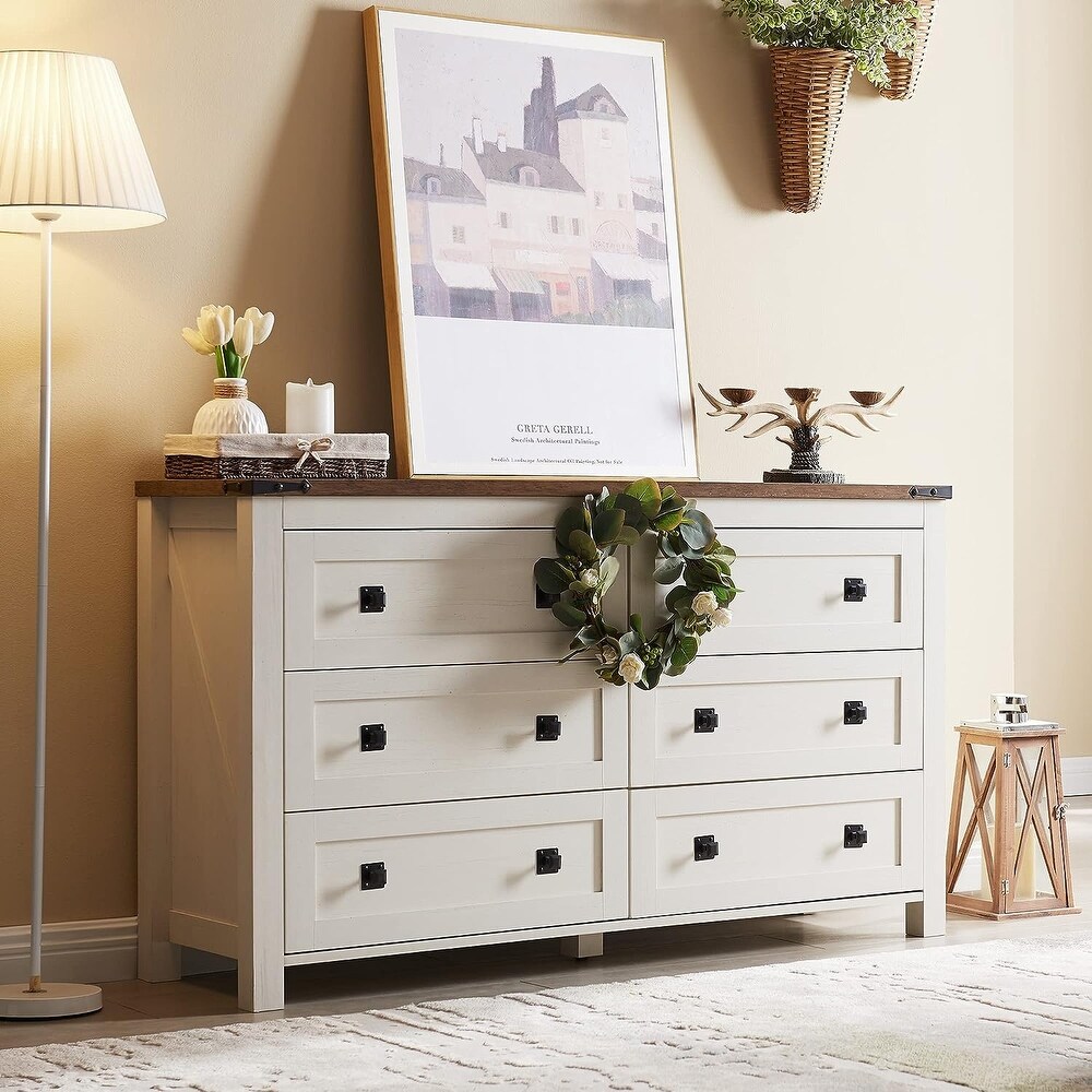 White dresser with matching nightstand outlet