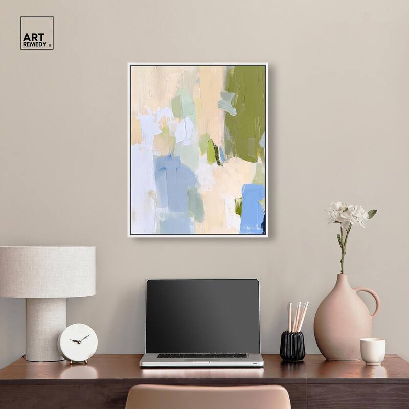 Clover Frost Canvas by Art Remedy