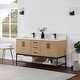preview thumbnail 46 of 145, Altair Wildy Bathroom Vanity with White Composite Stone Top without Mirror