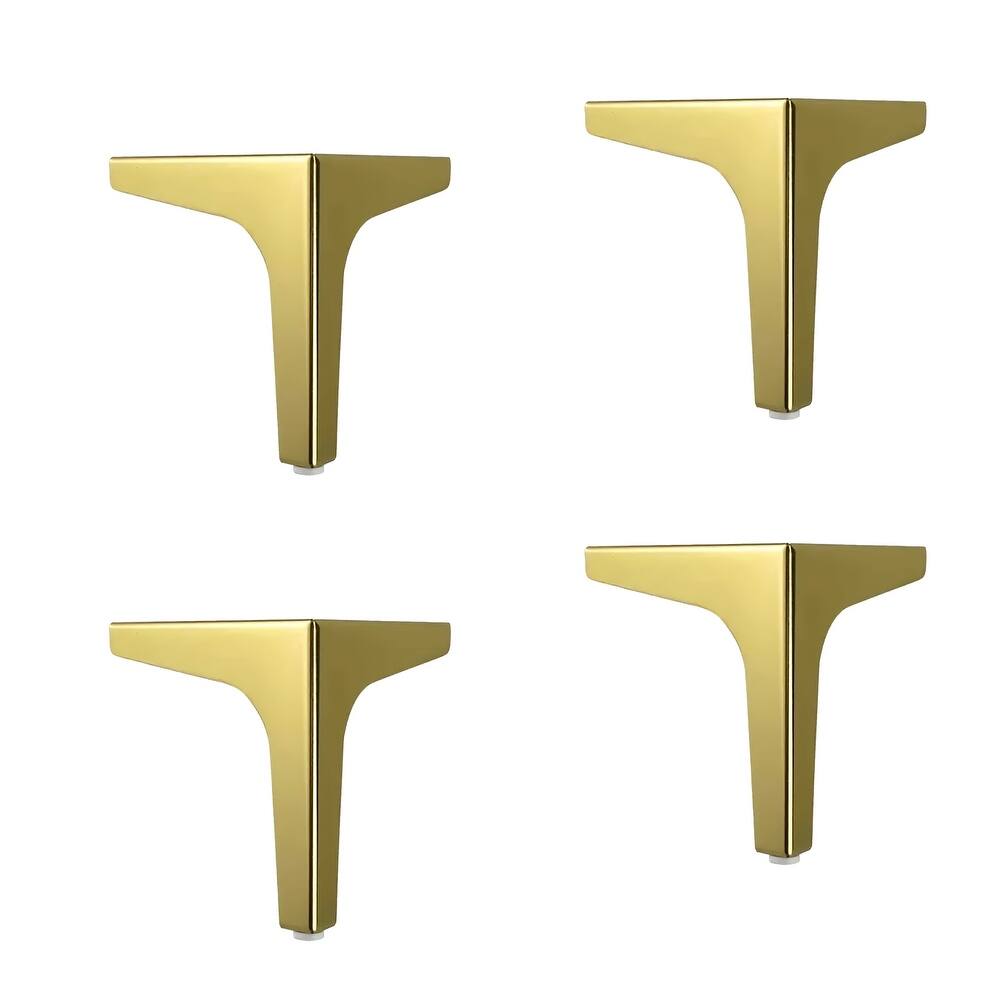 Treaton, 5-Inch Heavy Duty Metal Furniture Leg For Cabinet,Cupboard, Table, Sofa, Set of 4,