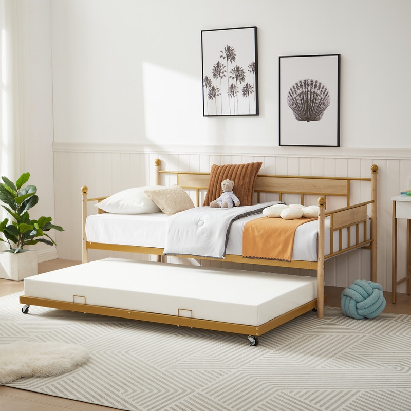 Zinus newport hot sale trundle bed
