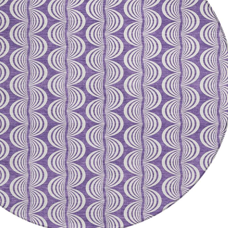 HomeRoots Ogee Transitional Rectangle Outdoor Rug