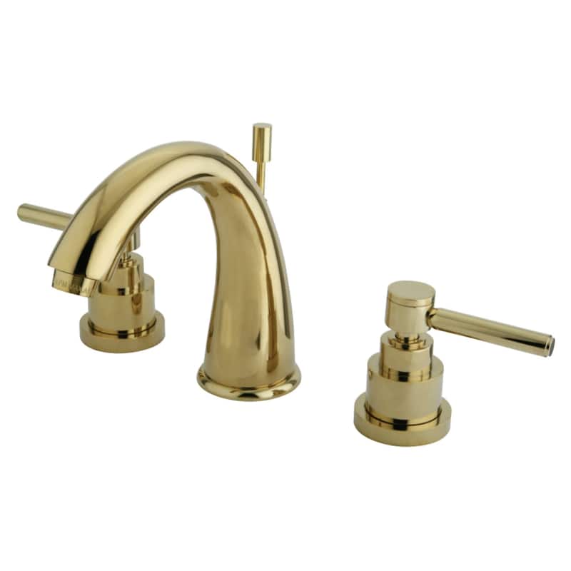 Kingston Brass Elinvar 1.2 GPM Widespread Bathroom Faucet with Pop-Up