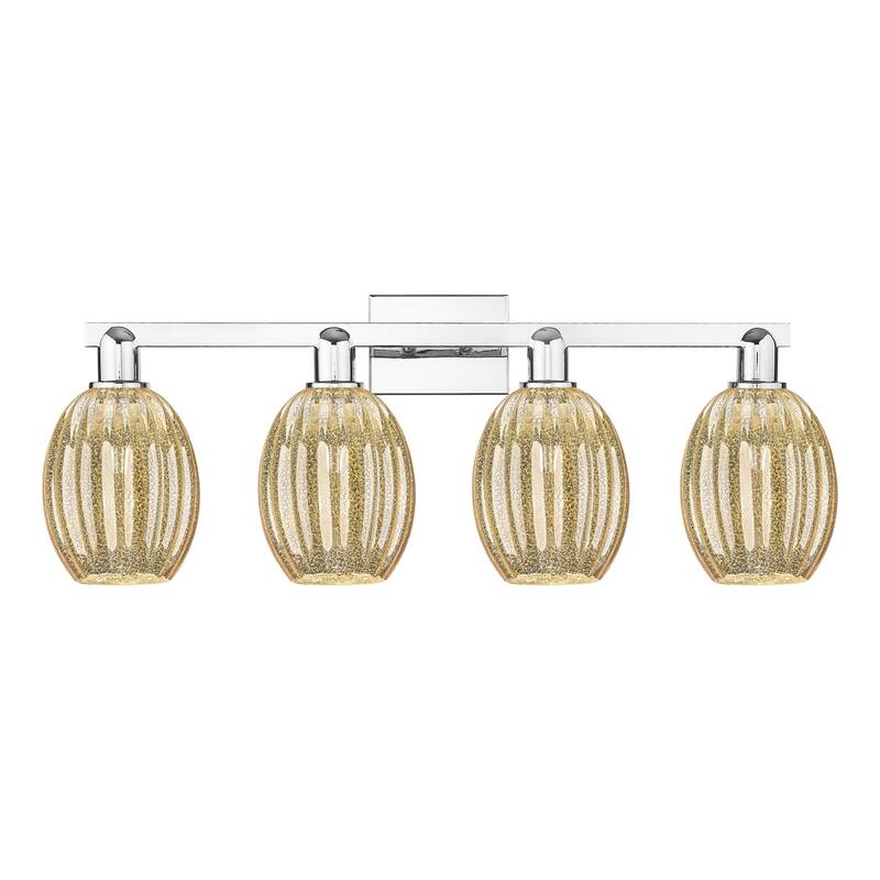 Innovations Lighting Downtown Urban - Preston - 4 Light 36" Bell Shade Bath Vanity Light