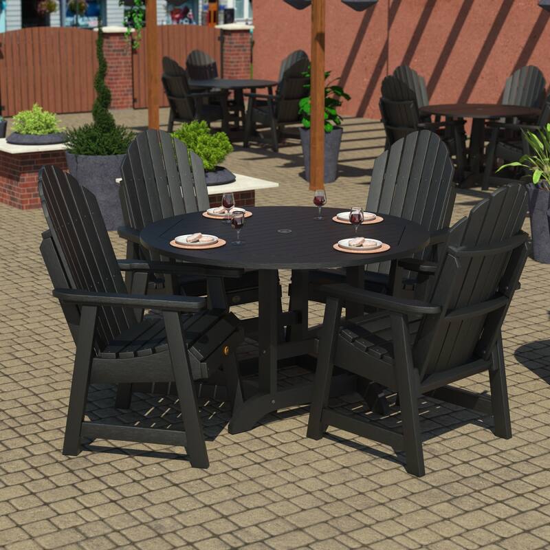 HIGHWOOD Commercial Muskoka 5-Piece Adirondack 48" Dining Set
