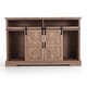 preview thumbnail 8 of 32, MAISON ARTS 52-Inch Farmhouse Sliding Barn Door TV Stand Sideboard Buffet Storage Cabinet