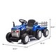 preview thumbnail 6 of 25, Kids Electric Excavator Tractor with 12V Battery, Dual Motors, Trailer, USB, and Remote Control - Fun for Ages 3-8
