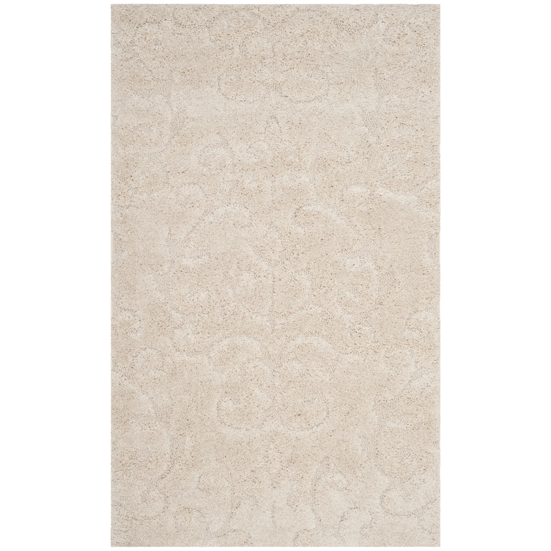 SAFAVIEH Florida Shag Valdemara Scroll Area 1.2-inch Thick Rug