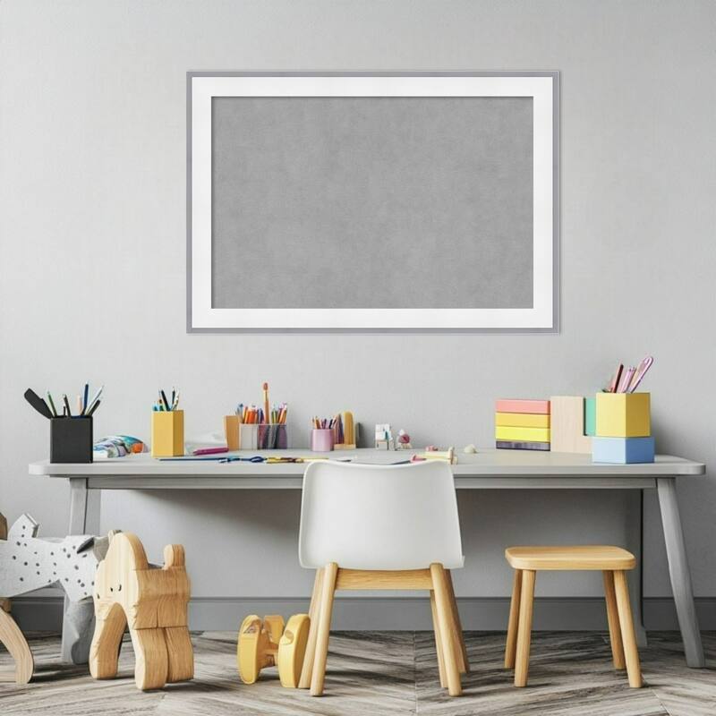 Amanti Art Maya Espresso Silver Framed