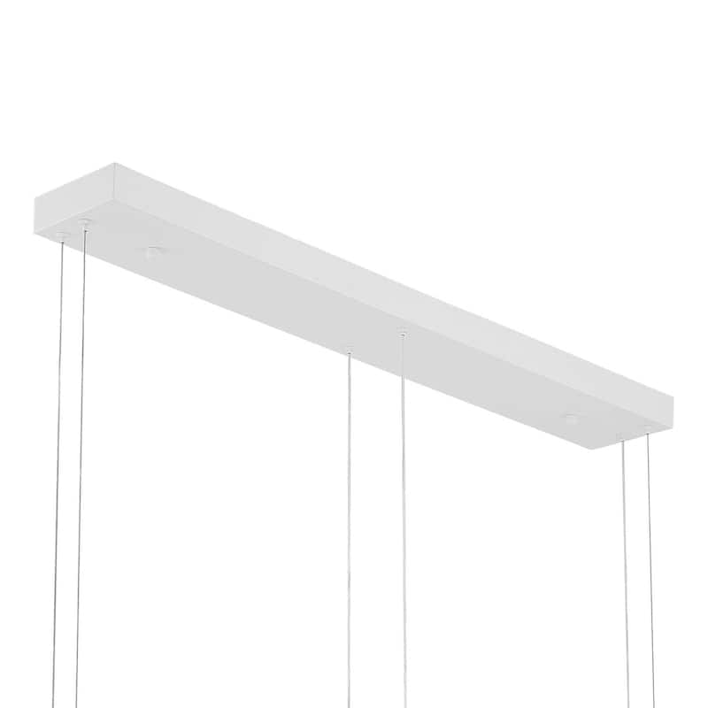 3-Light Unique Geometric LED Chandelier - 23.62'' H x 35.43'' W x 4.72''D