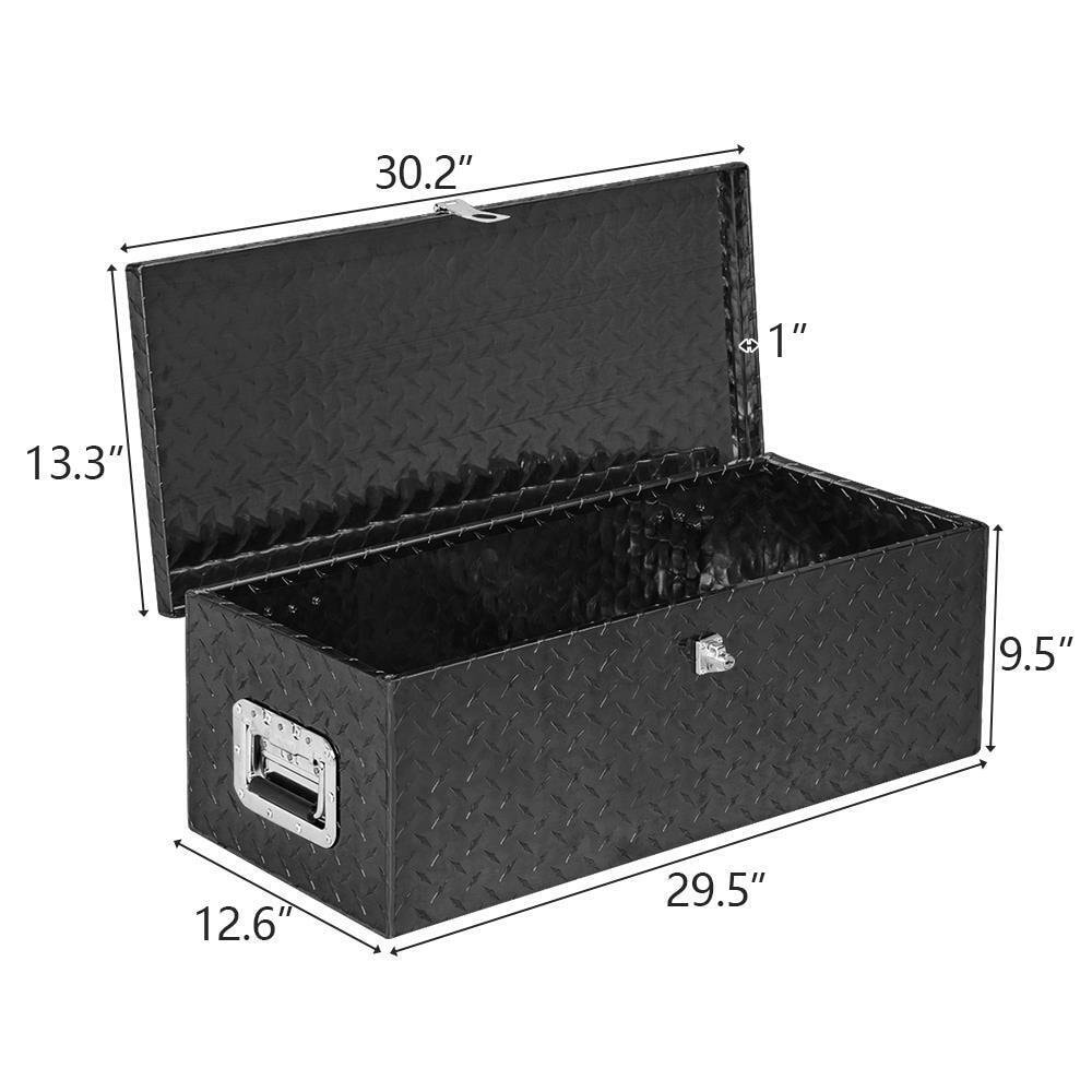 Truck Tool Box with Lock Trailer Pickup Underbody Truckbed Storage