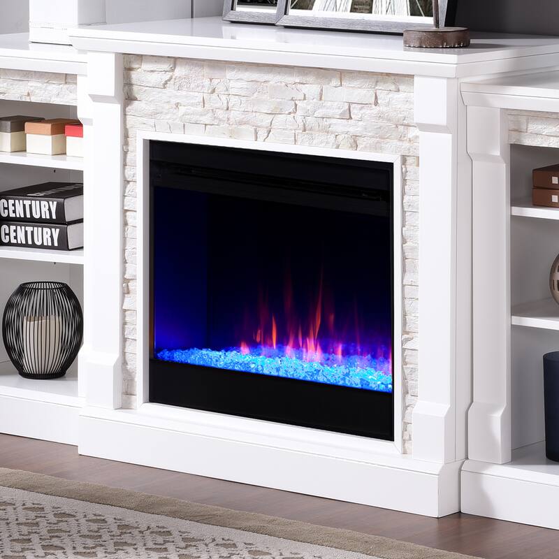 SEI Furniture 23" Color Changing Electirc Firebox w/ Remote Control