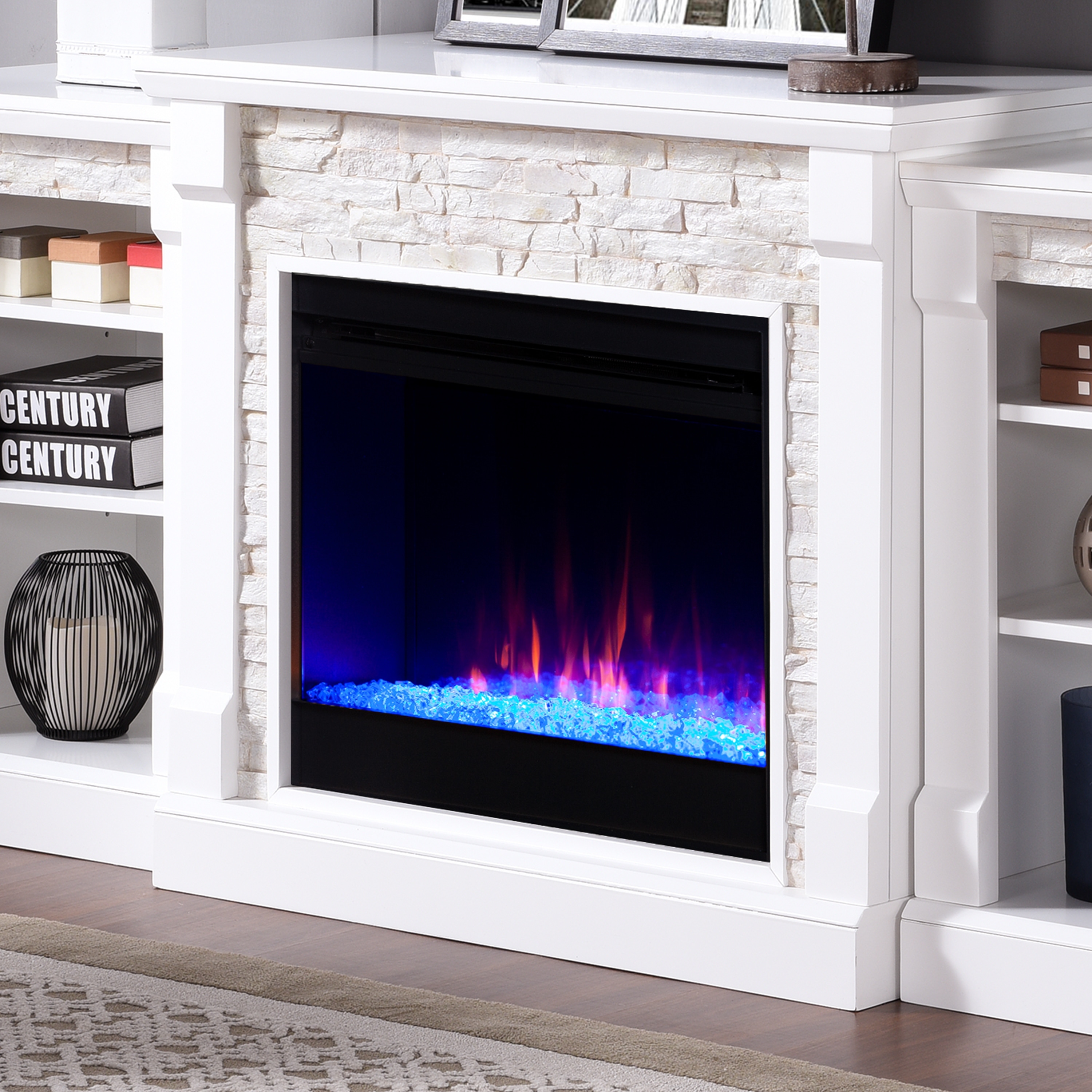 SEI Furniture 23" Color Changing Electirc Firebox w/ Remote Control