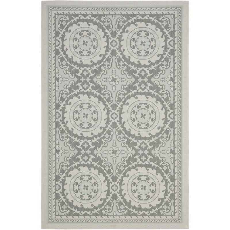 SAFAVIEH Courtyard Otilie Indoor/ Outdoor Waterproof Patio Backyard Rug