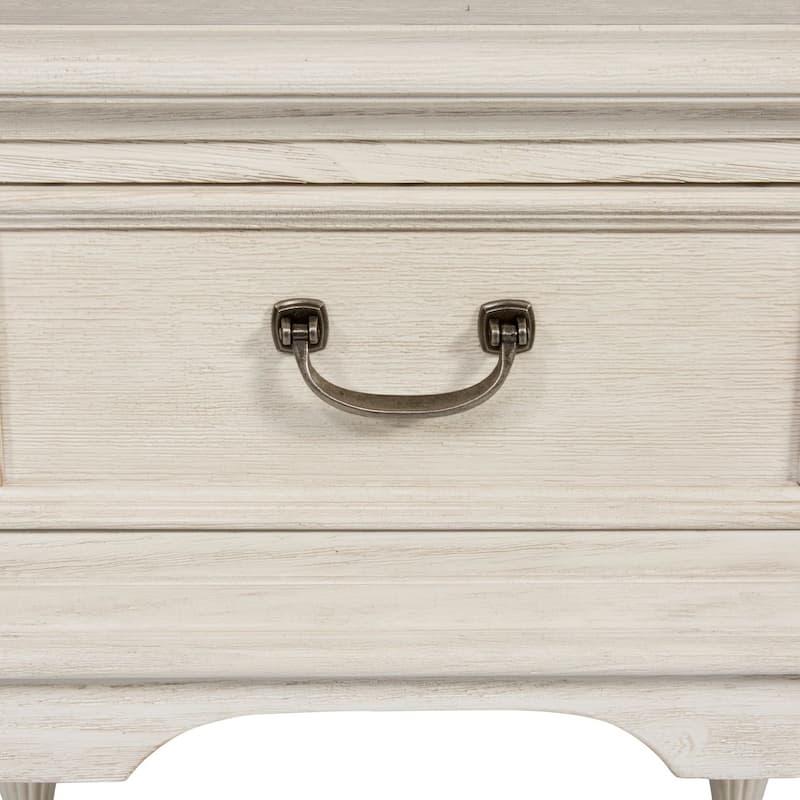 Bayside Antique White Leg Night Stand