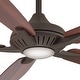 preview thumbnail 3 of 4, Minka Aire Dyno Oil Rubbed Bronze 5 Blade 52 Inch LED Ceiling Fan