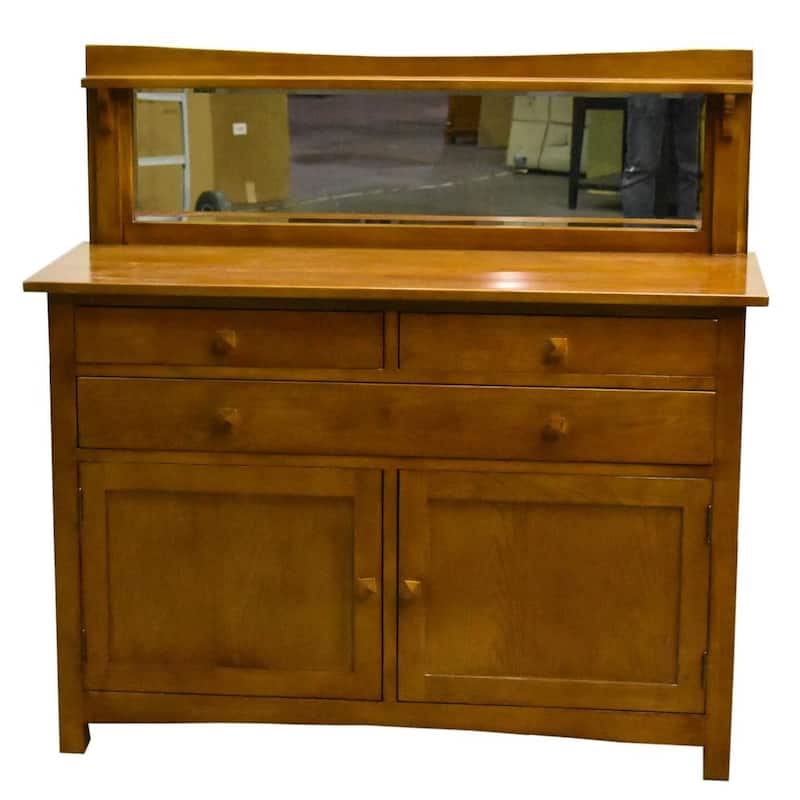 Mission Buffet Cabinet with Mirror - 50"