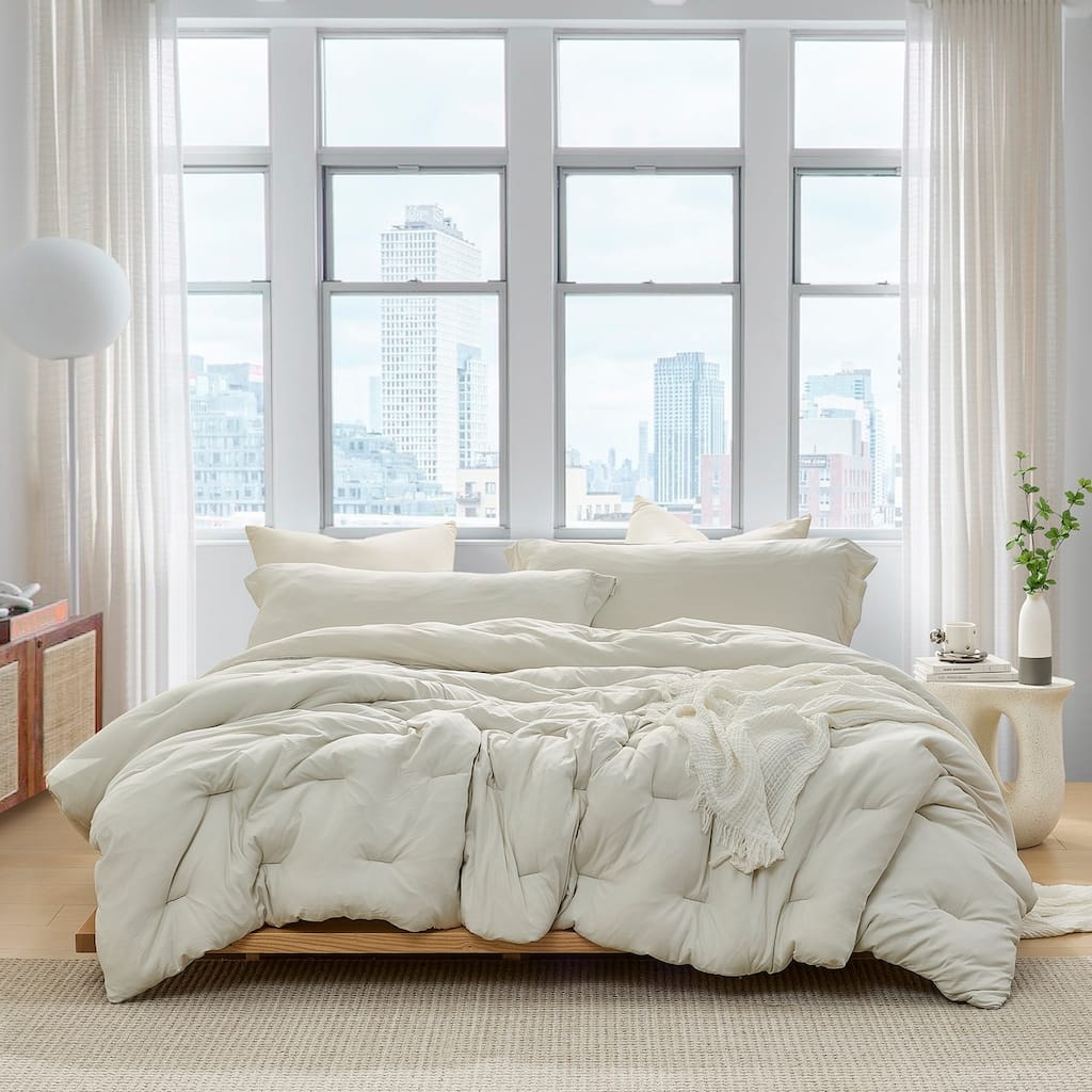 Summertime Thick® - Coma Inducer Oversized Comforter Set - White Onyx