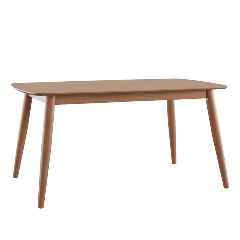 Norwegian Mid Century Danish Modern Tapered Dining Table iNSPIRE Q Modern - 59-Inch - Oak