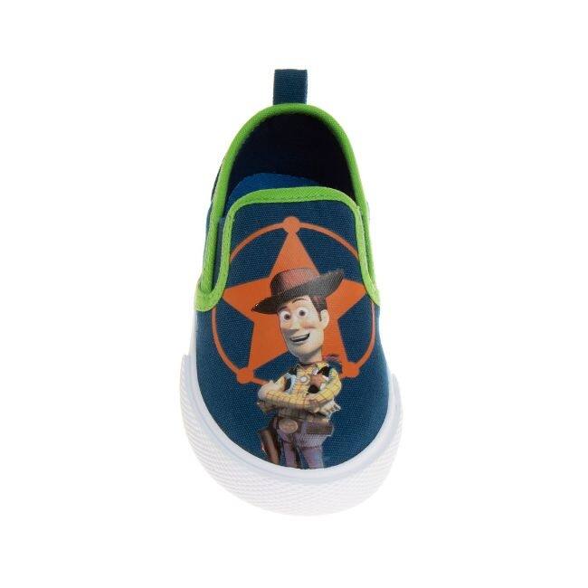 Disney Pixar Toy Story Toddler Boys' Slip On Canvas Sneakers