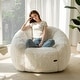 preview thumbnail 48 of 55, Giant Bean Bag Chair,Shell-Shaped Oversized Bean Bag Chair with Fille