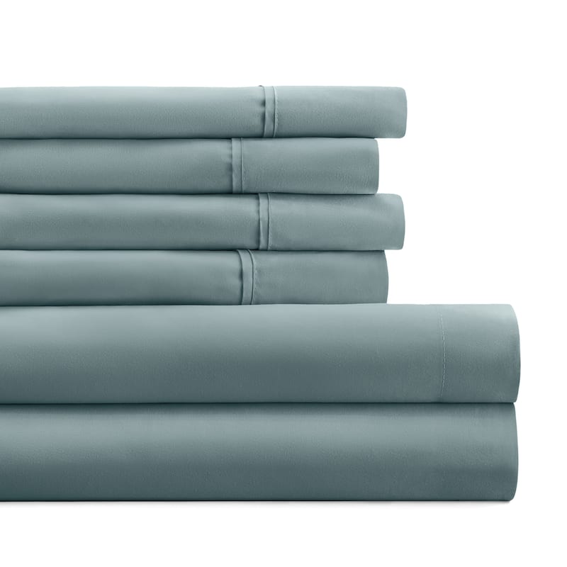 Becky Cameron Double Brushed Deep Pocket 6 Piece Sheet Set