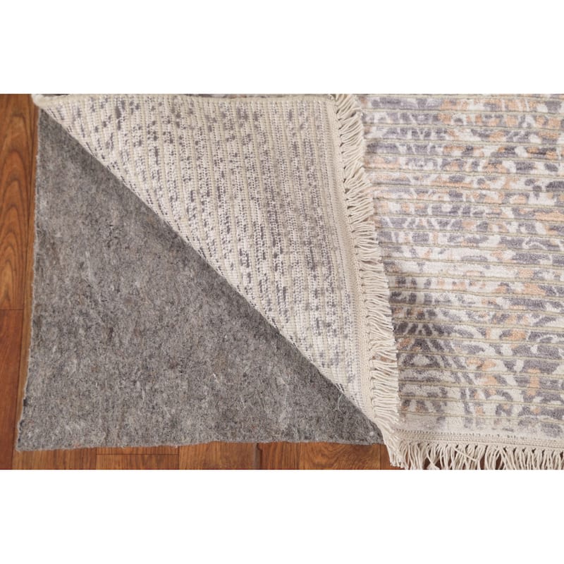 Modern Indian Accent Rug Handmade Indian Wool Carpet - 2'8"x 6'5"
