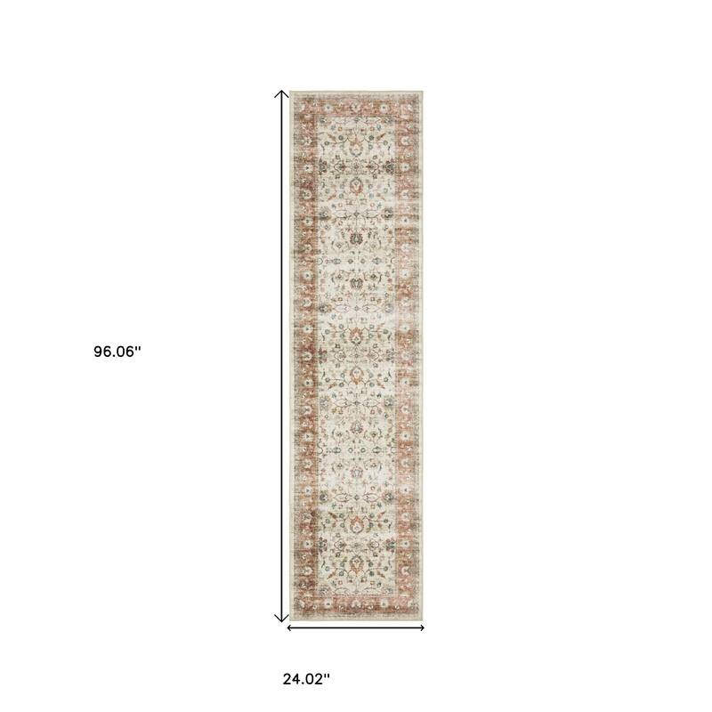 HomeRootsOriental Traditional Runner Area Rug