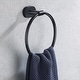 preview thumbnail 4 of 10, 6.5" Round Wall-Mounted Towel Ring