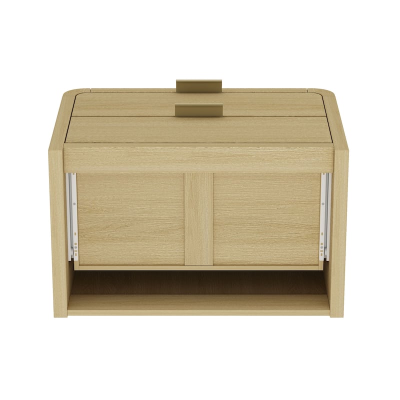 Manhattan Comfort Grace Modern Nightstand with 4 Drawers Set of 2