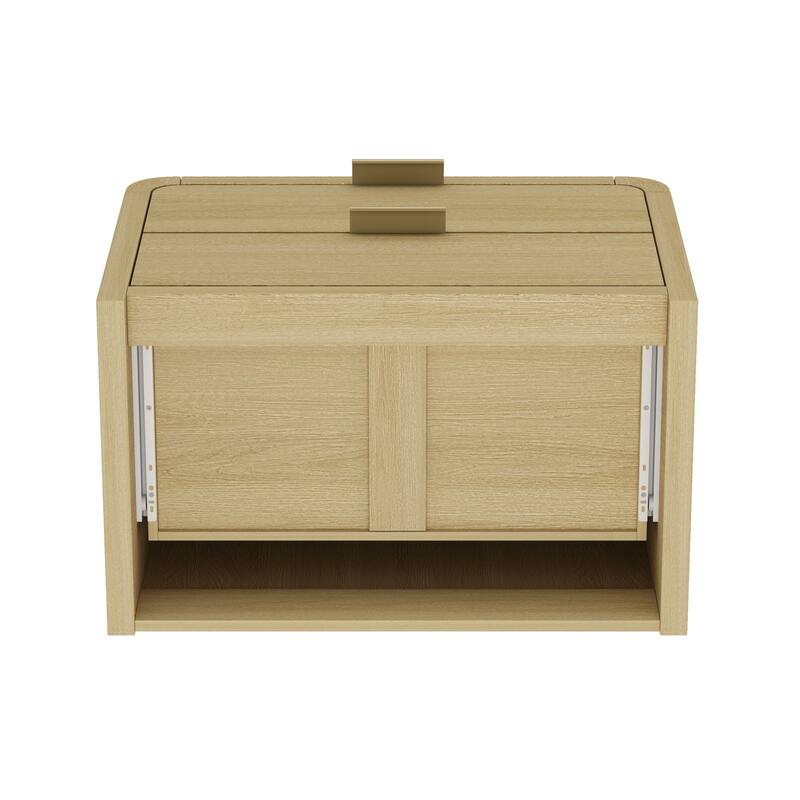 Manhattan Comfort Grace Nightstand with 2 Drawers