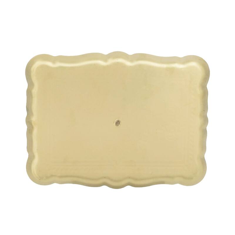 6 Pack Plastic Charger Plate, 11.8" x 9.1"