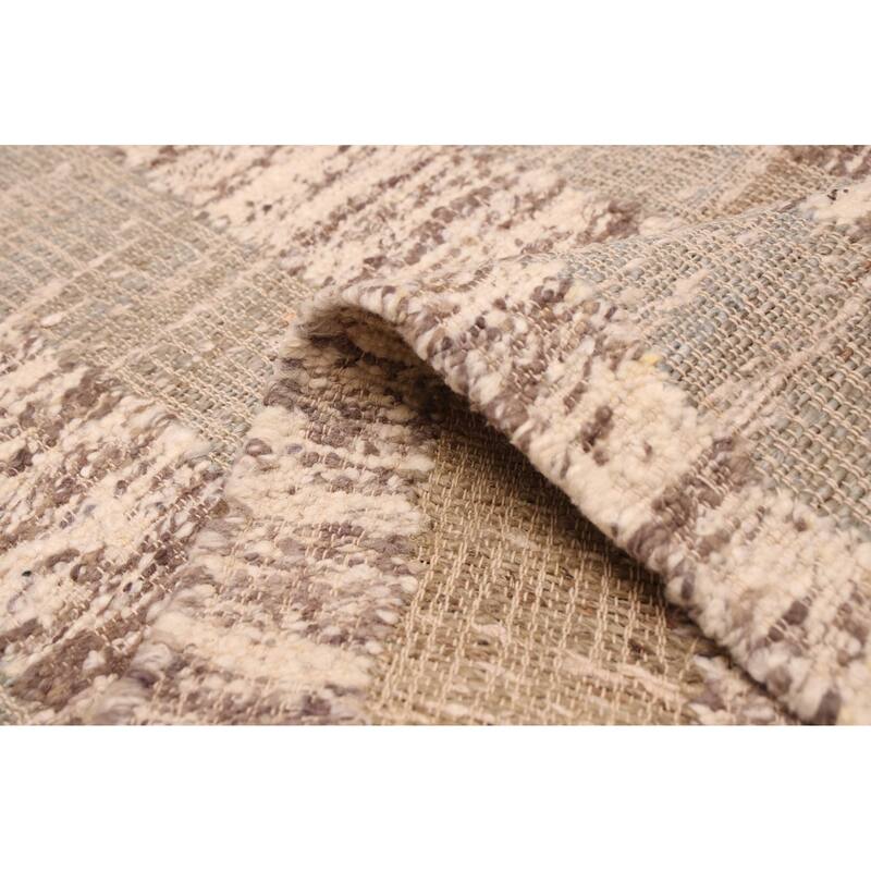 ECARPETGALLERY Flat-Weave Palas Denizli Grey Kilim - 5'5 x 7'5