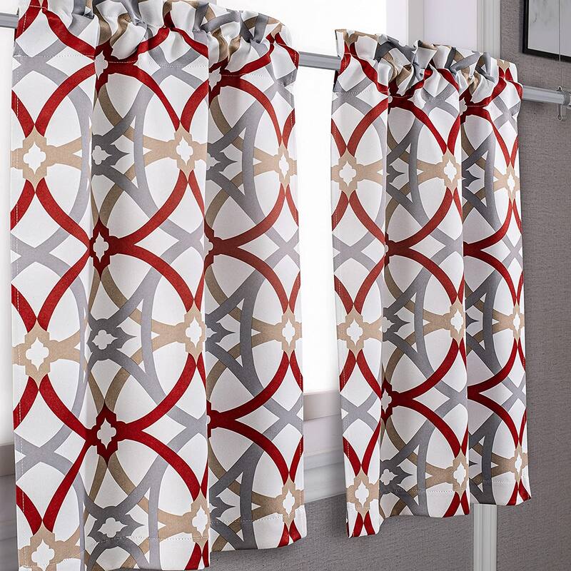 DriftAway Alexander Spiral Geo Trellis Pattern 3 Pieces Kitchen Set