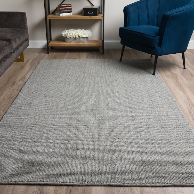 Addison Jaxon Farmhouse Wool Area Rug - 3'6"X5'6" - Tan - Rectangle