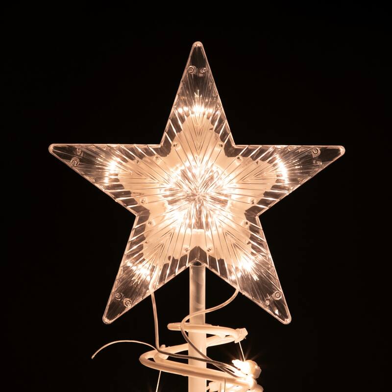 6' Pre-Lit Spiral Christmas Tree - Clear Lights