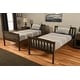 preview thumbnail 12 of 13, Somette Claire Twin Bunk Bed with Storage and Trundle Options in Rustic Walnut (Mattresses Not Included)
