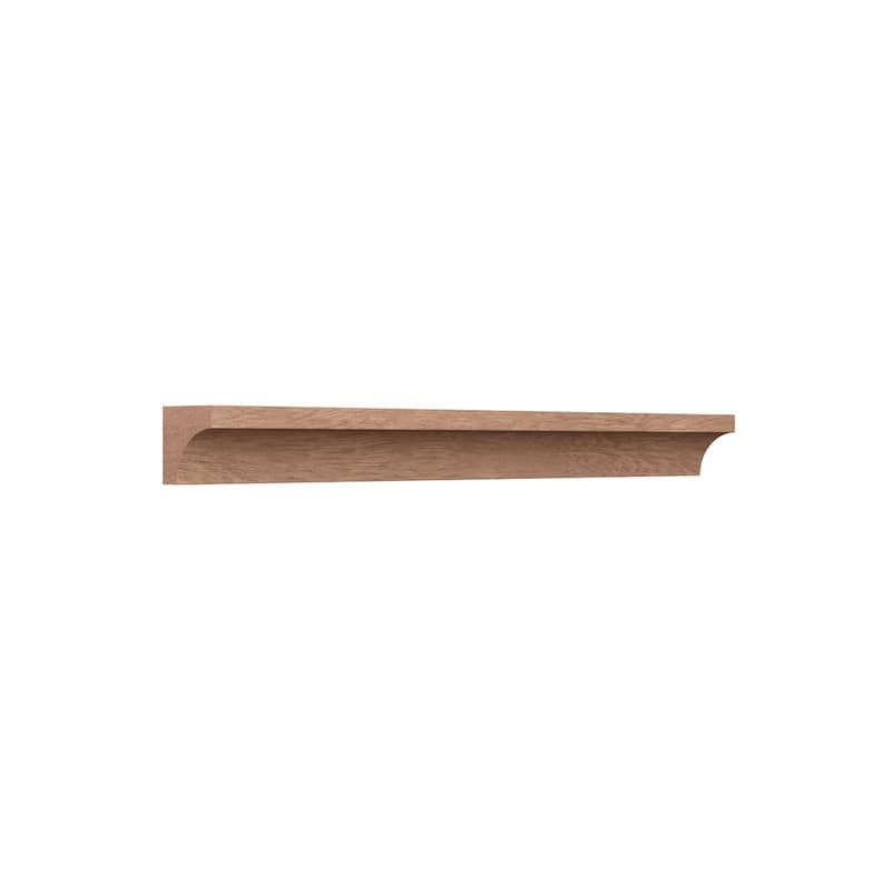 WM100: 11/16-in D x 11/16-in W x 96-in L Americraft Solid Hardwood Stain Grade Cove Moulding