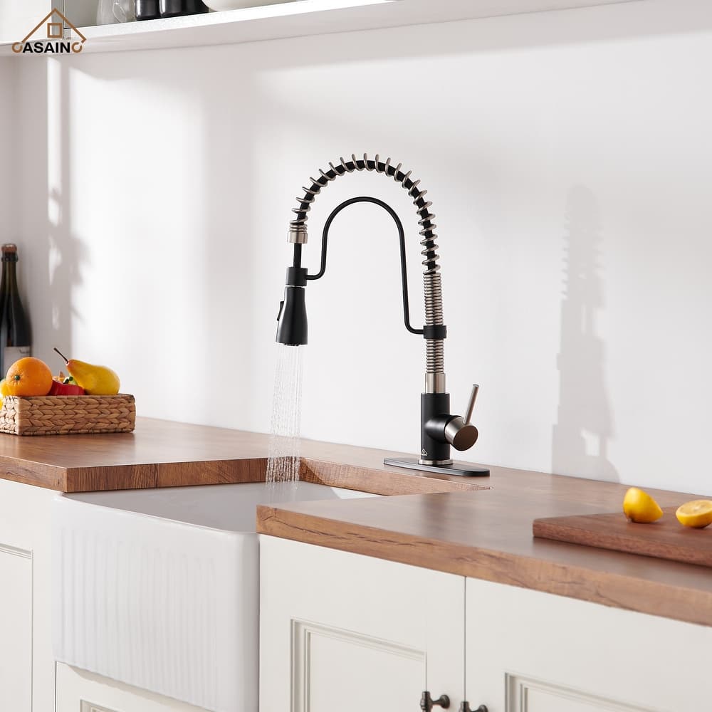 Single Handle Pull Down Sprayer Kitchen Faucet