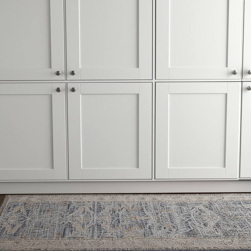 HomeRoots Ikat Bohemian Runner Area Rug - 87.00 in. x 30.00 in. x 0.43 in. - 87.00 in. x 30.00 in.  x 0.43 in.