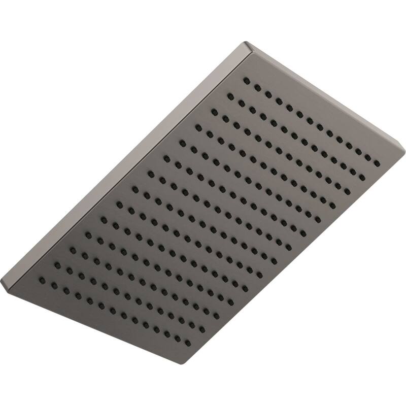Delta Universal Showering 2.5 GPM Single Function Rain Shower Head - Lumicoat Black Stainless