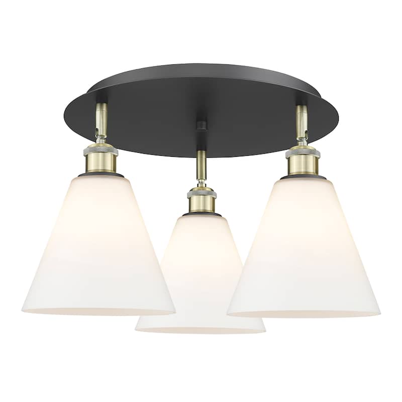 Innovations Lighting Berkshire - 3 Light 20" Flush Mount